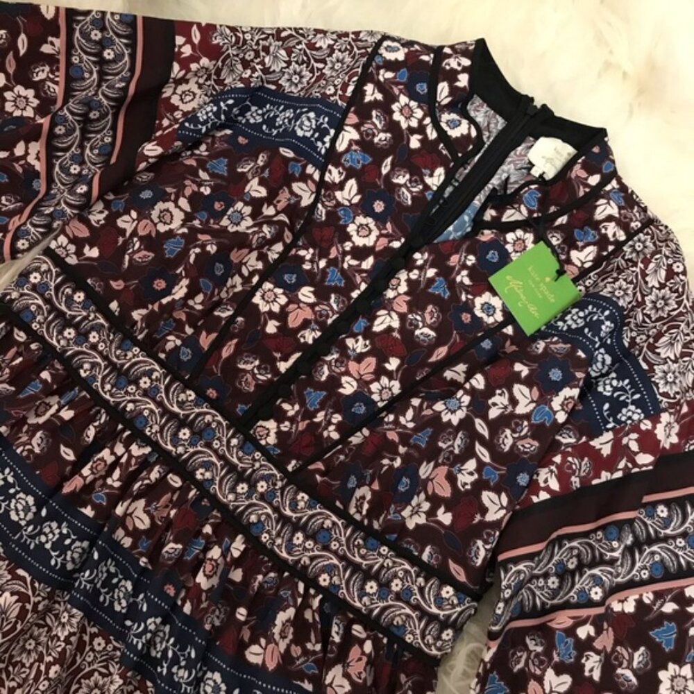 KATE SPADE patchwork roseta dress - Picture 6 of 8